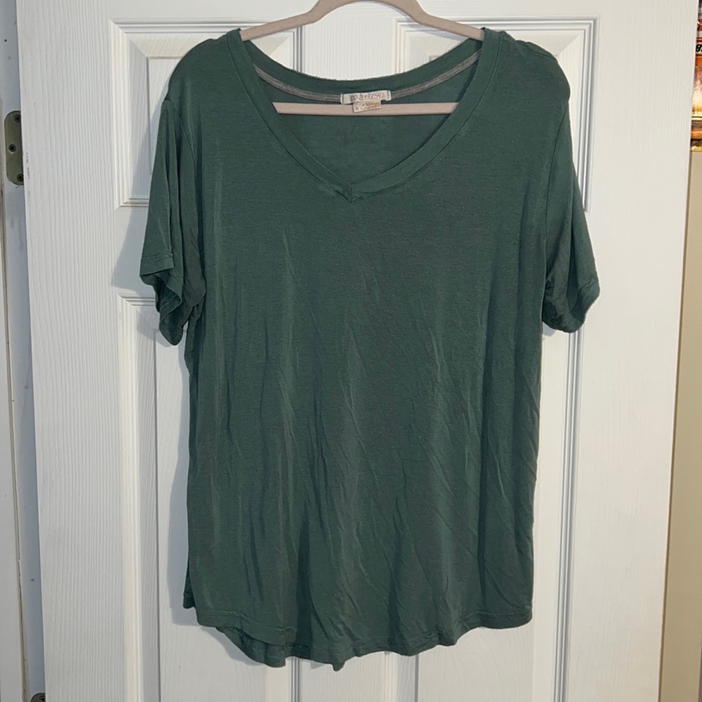 Gently loved green top